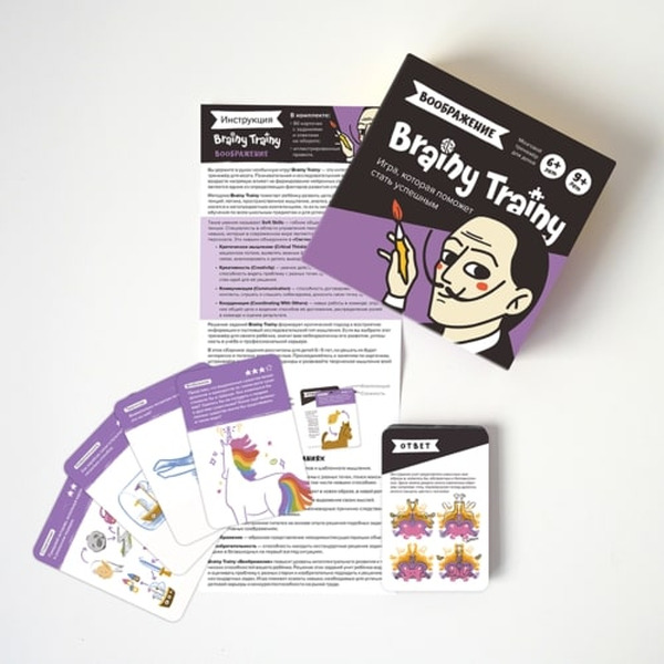 Настольная игра Банда Умников Brainy Trainy Воображение УМ463