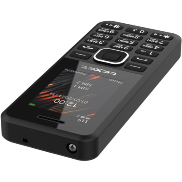 Телефон TEXET TM-119 (черный, без ЗУ)