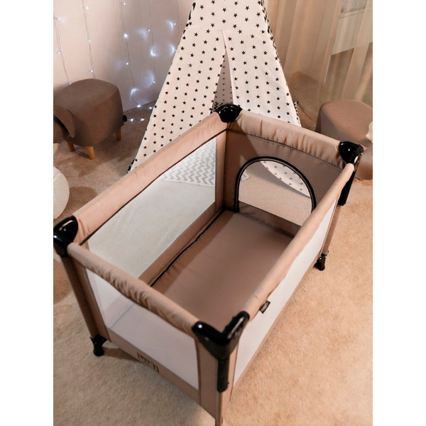 Кровать-манеж Martin Noir Nearby (Elan Вrown)