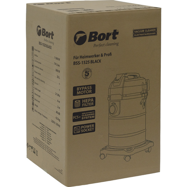 Пылесос Bort BSS-1525 Black (93412604)