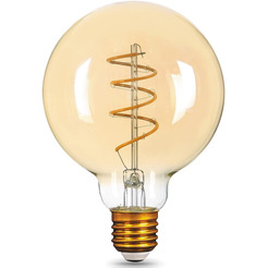 Лампа Gauss LED Filament G95 Flexible 6W E27 Golden 360Lm 2400K 105802007