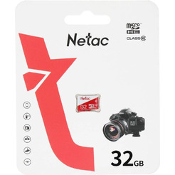 Карта памяти Netac MicroSDHC 32GB C10 P500 ECO (NT02P500ECO-032G-S)