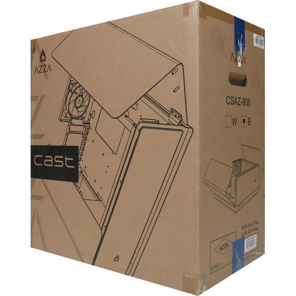 Корпус AZZA Cast (черный)