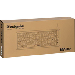 Клавиатура Defender Maro GK-325 (серый/белый)