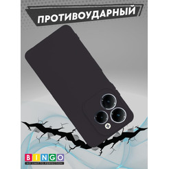 Бампер Bingo Liquid TPU для INFINIX Hot 40/Hot 40 Pro Черный