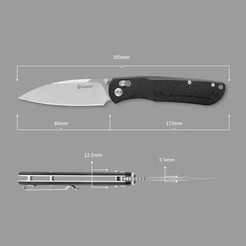 Нож складной GANZO G771-GY (серый)