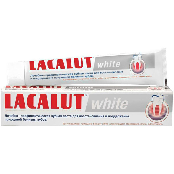 Зубная паста Lacalut White 75мл