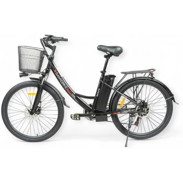 Электровелосипед SameBike VENTURE SB-VENTURE350 (чёрно-серебристый)