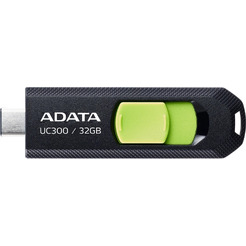 Флеш Диск A-Data 32GB UC300 ACHO-UC300-32G-RBK/GN USB3.2 черный/зеленый