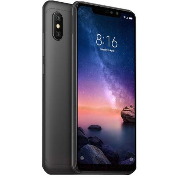 Смартфон XIAOMI Redmi Note 6 Pro 3GB/32GB (черный)