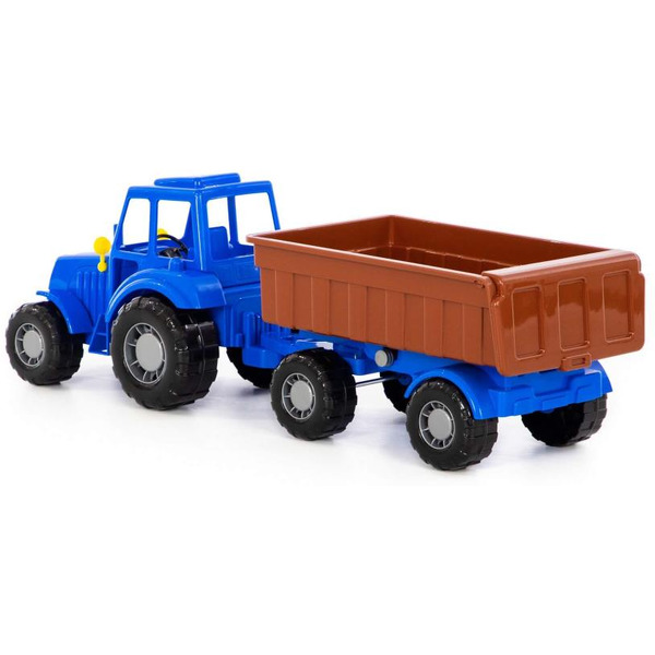 Трактор Полесье Алтай с прицепом №1 84750 (синий)