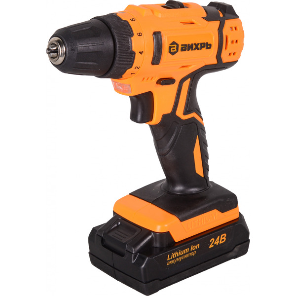 Дрель-шуруповерт Вихрь ДА-24Л-2К (72/14/18)