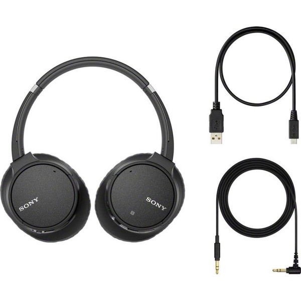 Наушники с микрофоном Sony WH-CH700N (Черные)