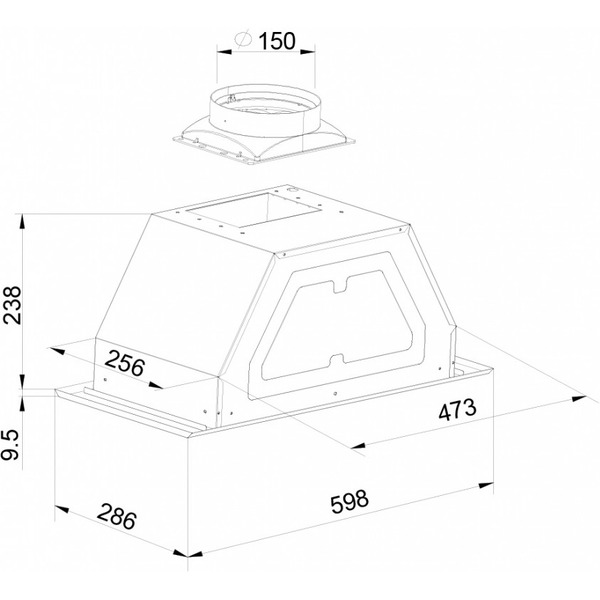 Вытяжка кухонная GRAND Corsa RC (60 см, белый)