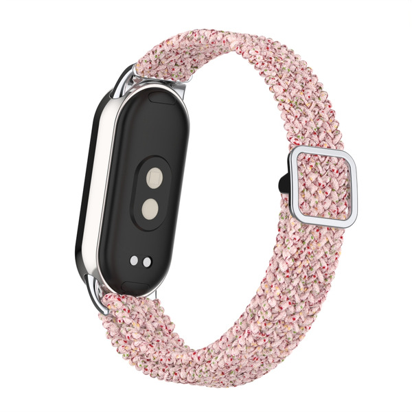 Ремешок Bingo Braided для Xiaomi Mi Band 8 (розовый в крапинку)