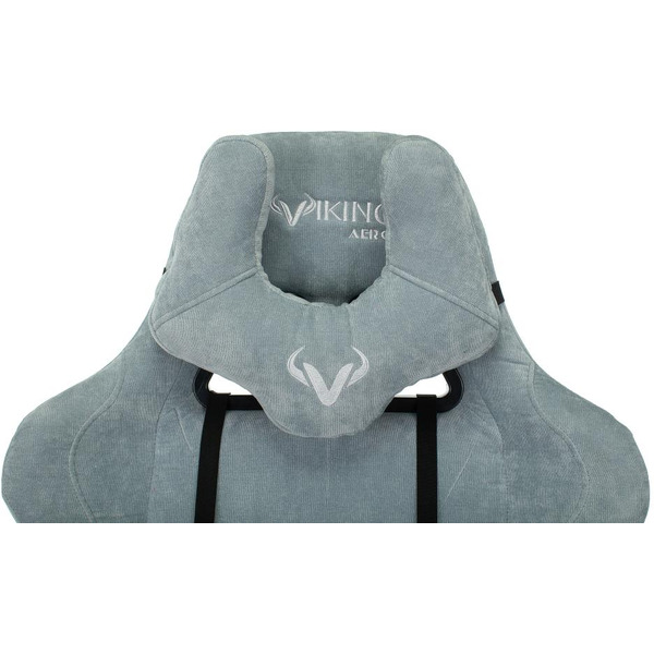 Кресло игровое Zombie VIKING KNIGHT Fabric Light-28 (1372998) серо-голубой