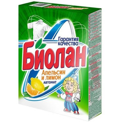 Стиральный порошок Биолан Апельсин и лимон 350 г