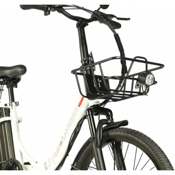 Электровелосипед SAMEBIKE City Master MY-E04 (белый)