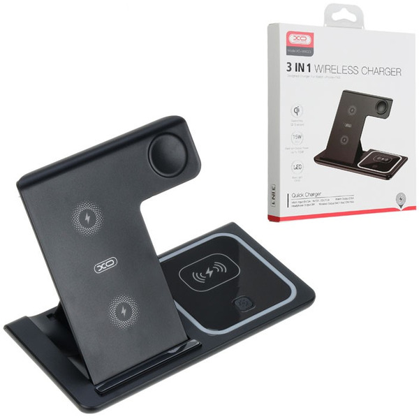 Беспроводное зарядное устройство XO WX023 (черный)