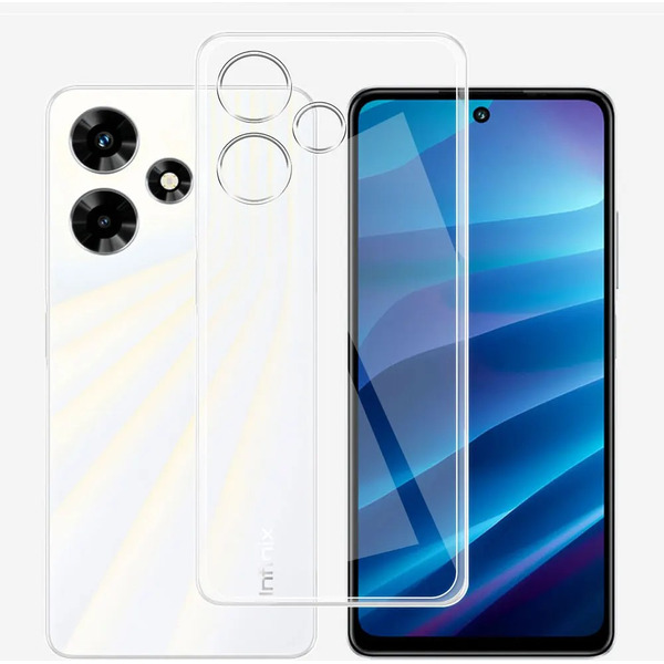 Бампер Bingo TPU для INFINIX Hot 30 Play (белый)
