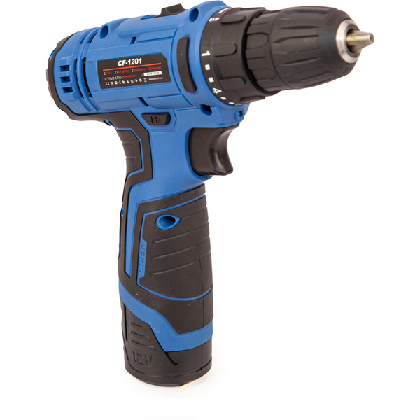 Дрель-шуруповерт Edon CF-1201 (с 2-мя АКБ, кейс, набор оснастки)