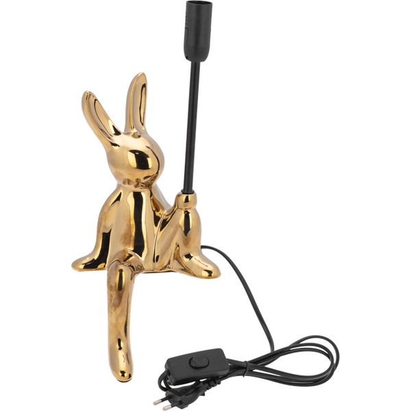 Светильник декоративный настольный REXANT 603-1029 МОБИ Заяц Е14, 40Вт, золотой