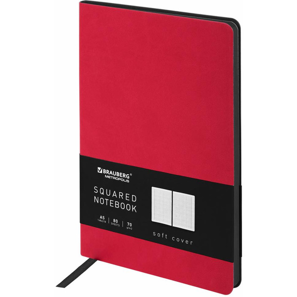 Блокнот BRAUBERG 111039 (красный)
