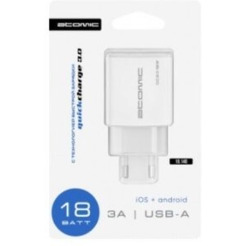 Сетевое зарядное устройство ATOMIC U150 (белый)