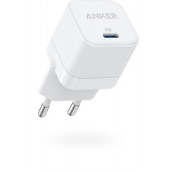 Сетевое зарядное Anker PowerPort III Cube 20 Вт (ANK-B2149G21-WT) белый + кабель USB-C