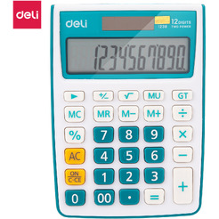 Калькулятор Deli E1238/BLUE
