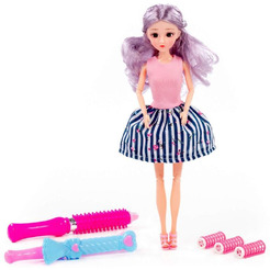 Кукла Полесье Ксюша у парикмахера + аксессуары (5 элементов) (в коробке №3) 2642