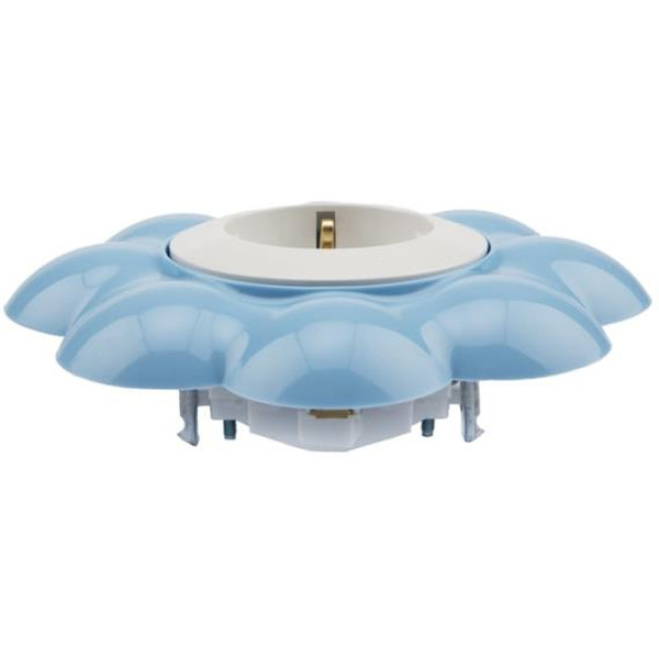 Розетка одноместная KRANZ HAPPY Цветок KR-78-0628