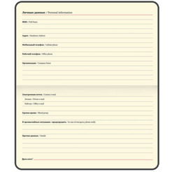 Еженедельник недатированный BRAUBERG Iguana 114482