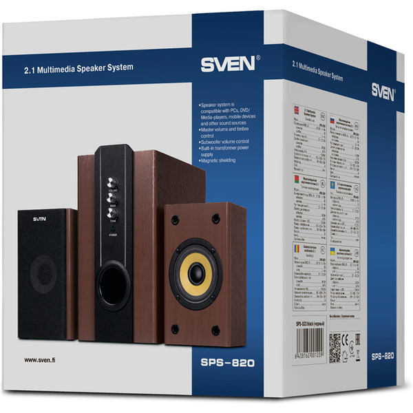 Акустическая система SVEN SPS-820 Wooden