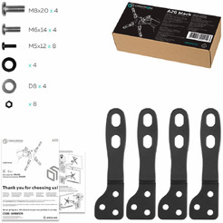 Кронштейн-адаптер для мониторов Onkron A2G черный