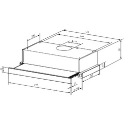 Вытяжка WEISSGAUFF TEL 06 1M IX