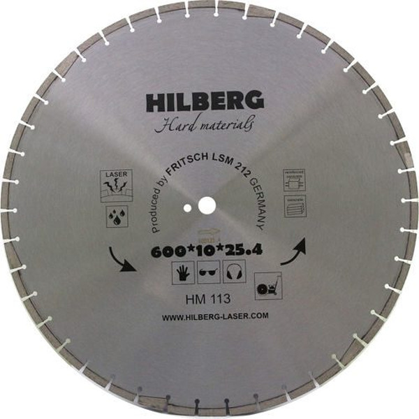 Алмазный диск Hilberg HM113 600*25,4*12
