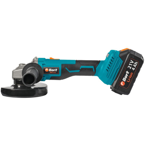 Угловая шлифмашина Bort BWS-21LI (с 2-мя АКБ, кейс)