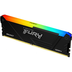 Оперативная память Kingston FURY Beast RGB 8ГБ DDR4 3200 МГц KF432C16BB2A/8