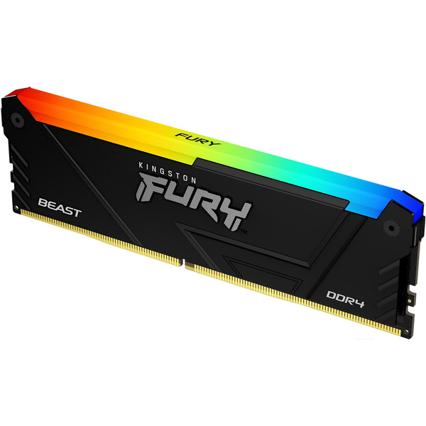Оперативная память Kingston FURY Beast RGB 8ГБ DDR4 3200 МГц KF432C16BB2A/8