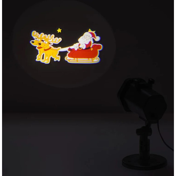 Проектор светодиодный Gauss Holiday Дед Мороз HL090