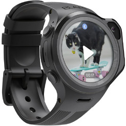 Детские умные часы Elari KidPhone 4GR M (черный)