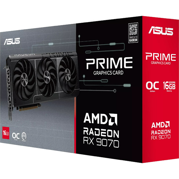 Видеокарта Asus PRIME-RX9070-O16G-EVO