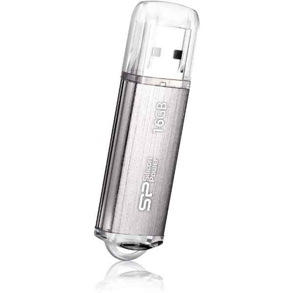 USB Flash Silicon-Power Ultima II I-Series Silver 16 Гб (SP016GBUF2M01V1S)
