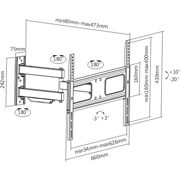 Кронштейн Brateck LP36-463