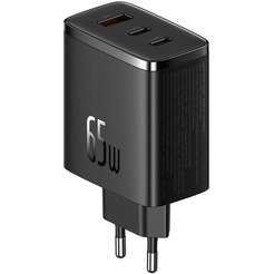 Сетевое зарядное Baseus Cube Pro 3 Ports Fast Charger 65W P10152301113-00 (черный)