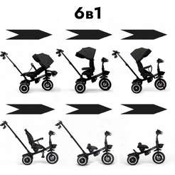 Беговел-велосипед Bubago Dragon BG 161-4 (черный)