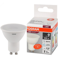 Светодиодная лампочка OSRAM Value PAR16 5W 6500К GU10
