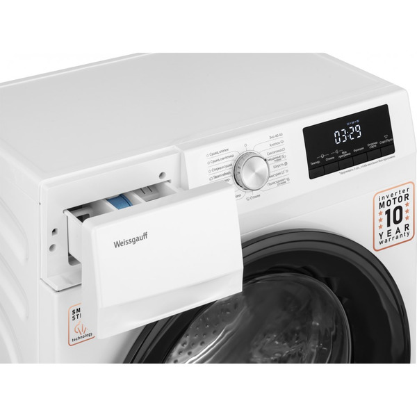 Стирально-сушильная машина WEISSGAUFF WMD 6148 DC INVERTER STEAM