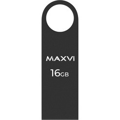 USB флеш Maxvi MK 16GB FD16GBUSB20C10MK (темно-серый)